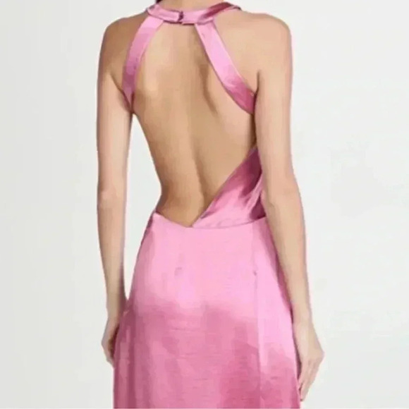 NWT For Love And Lemons Pink Taliah Maxi Dress - Picture 3 of 6